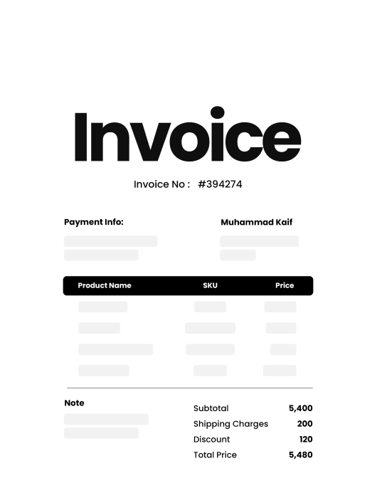 invoice