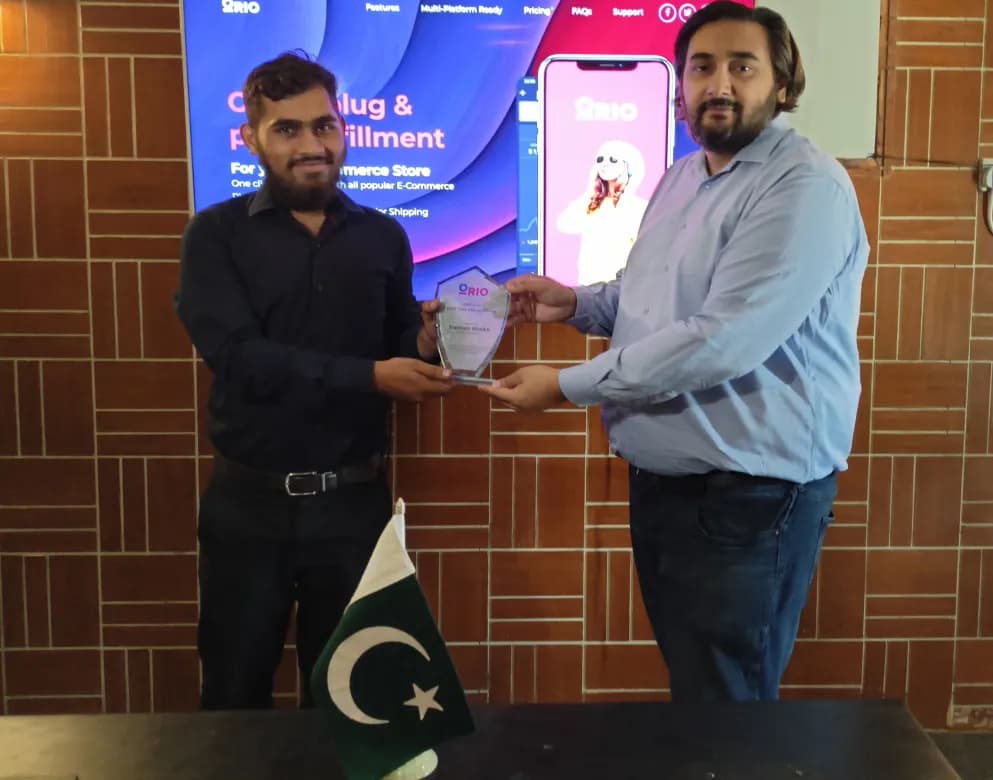 Orio team working in office